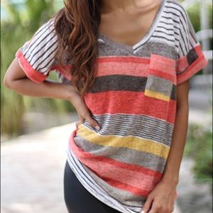 Stripped Tee